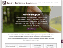 Tablet Screenshot of ellencoffmanlaw.com